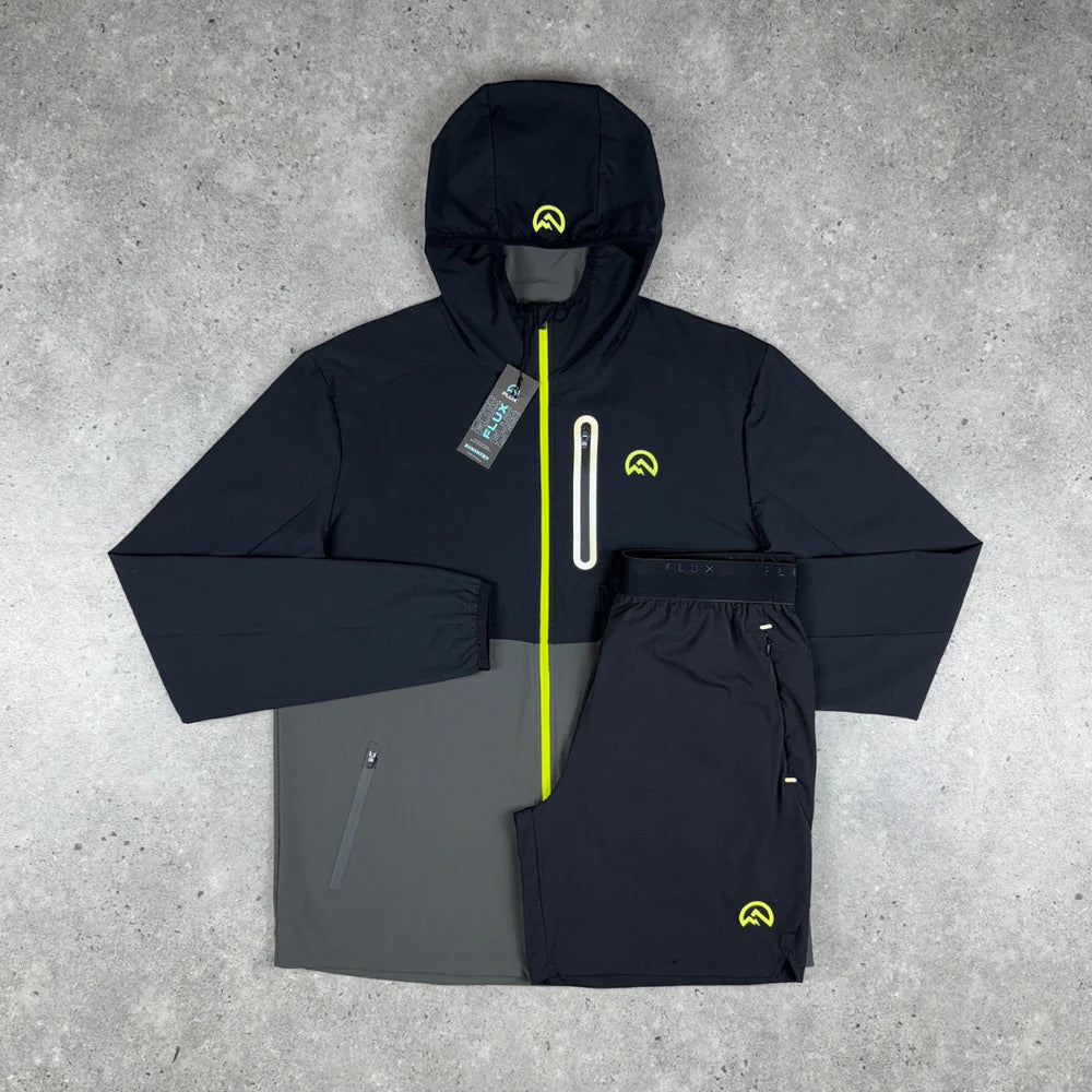 FLUX VERSATILITY JACKET - BLACK / NEON