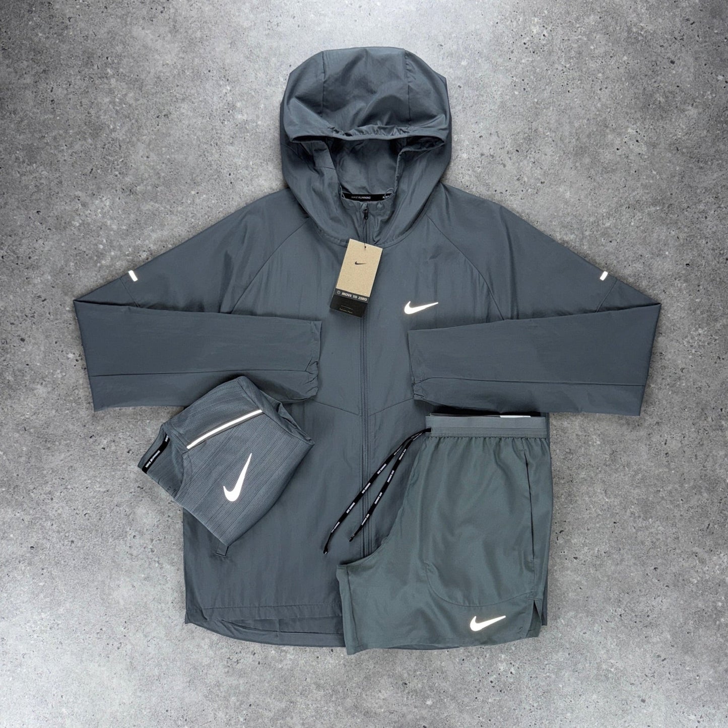 Nike repel jacket miler short tri-set 'grey'