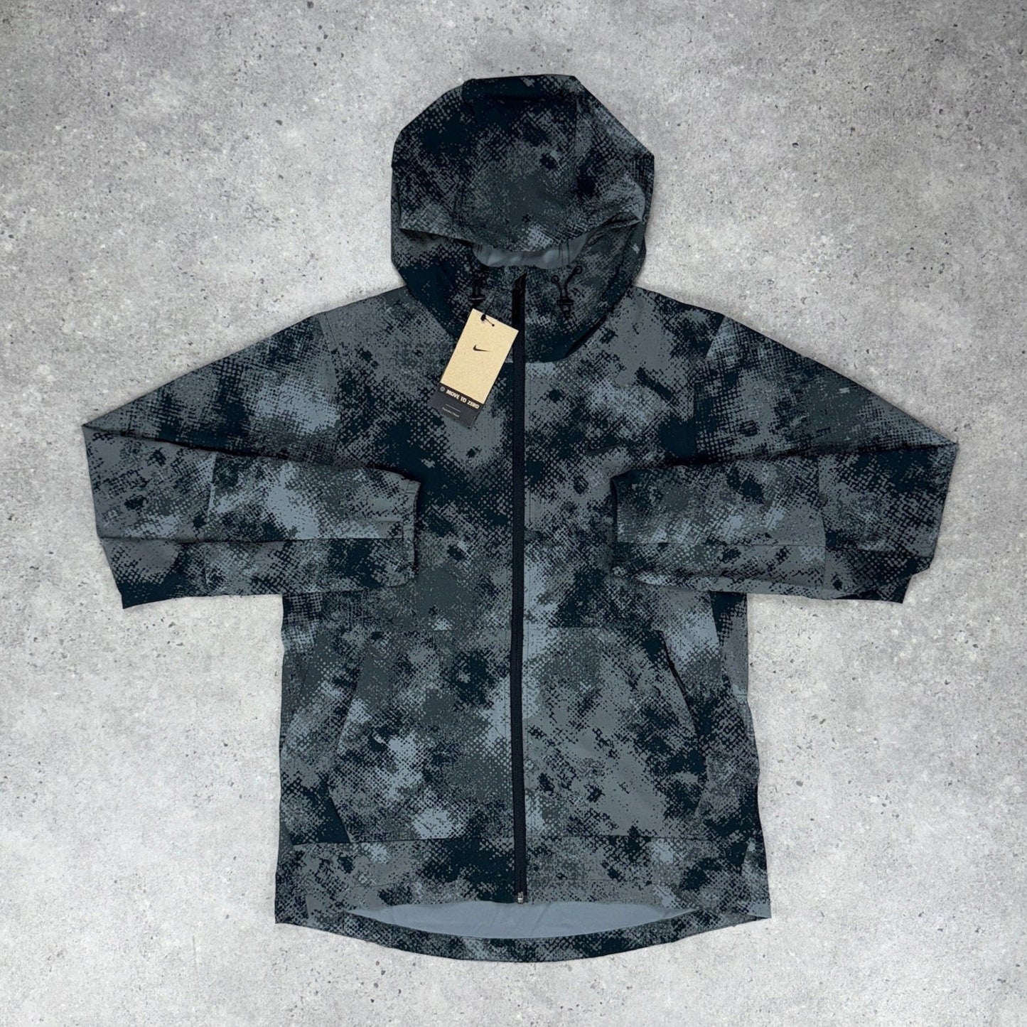 Nike unlimited jacket short set 'black camo'