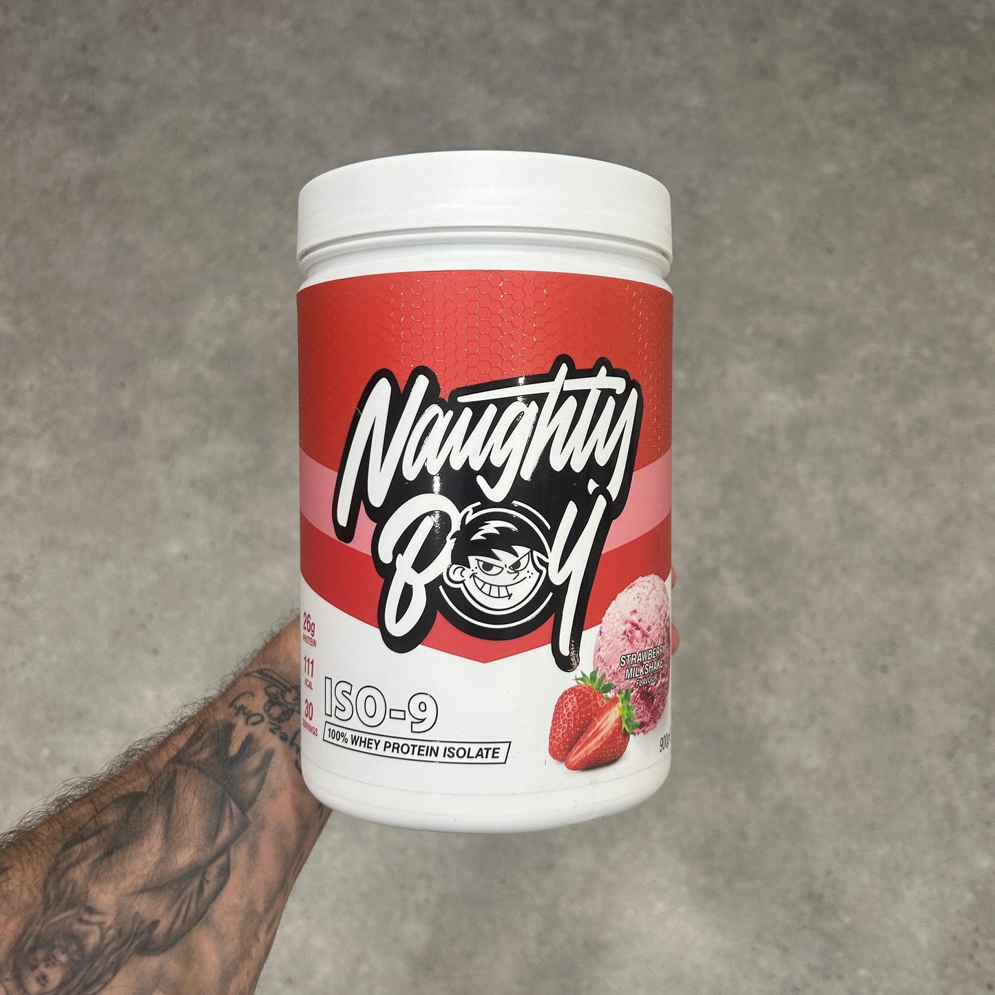 Naughty Boy ISO-9 Whey Protein Isolate 900g