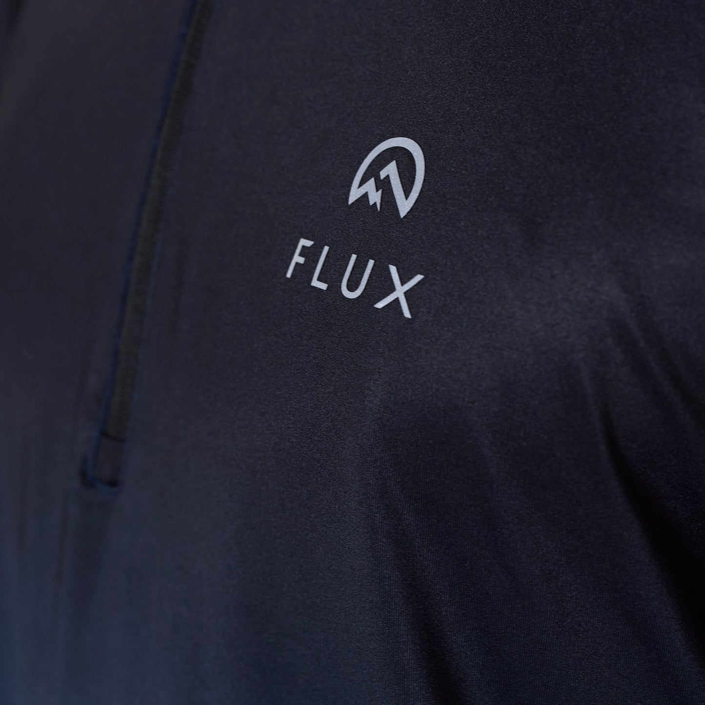 Flux Gradient 1/4 Zip 'Black/Cobalt'