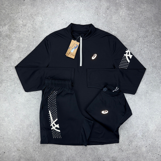 Asics icon 1/4 zip tri-set 'black'