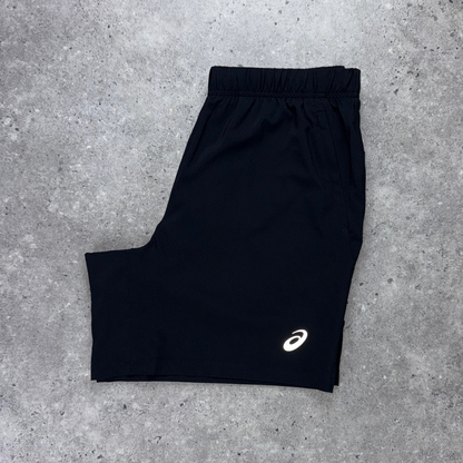 Asics road t-shirt set 'grey/black'
